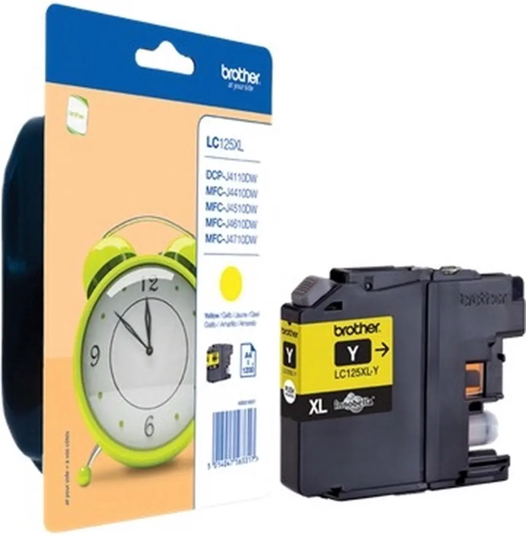 Brother LC-125XLY Inktcartridge Geel - XL - afbeelding 5 van 5
