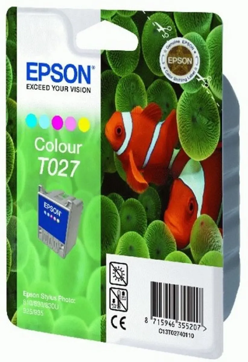 Epson T027 Inktcartridge - Multi Kleur - 220 Pagina's