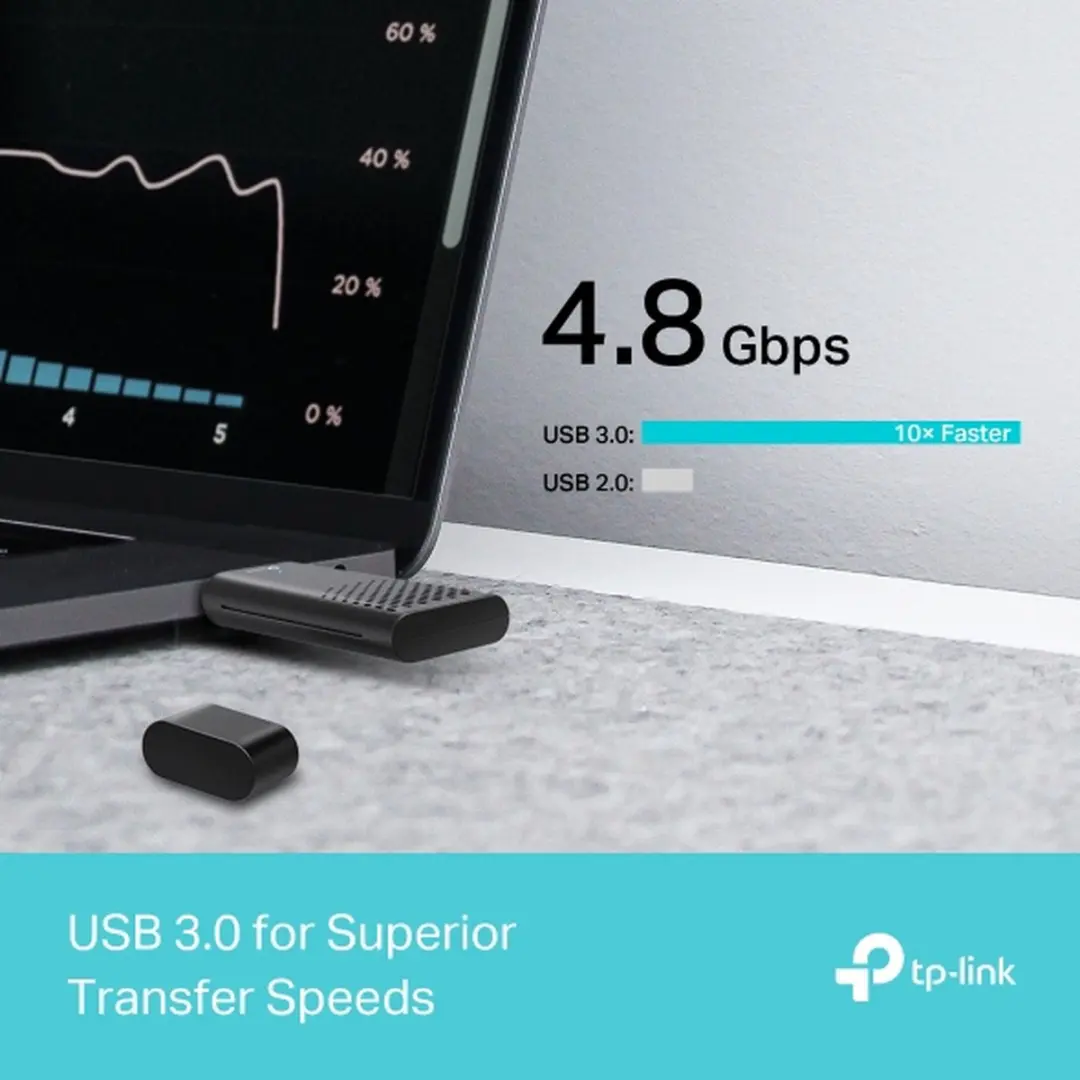 TP-Link Archer TX20U WiFi 6 USB-Netwerkkaart - Zwart