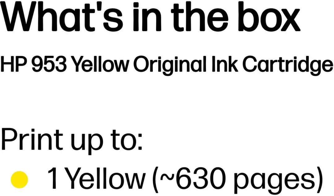 HP 953 Geel F6U14AE Inktcartridge