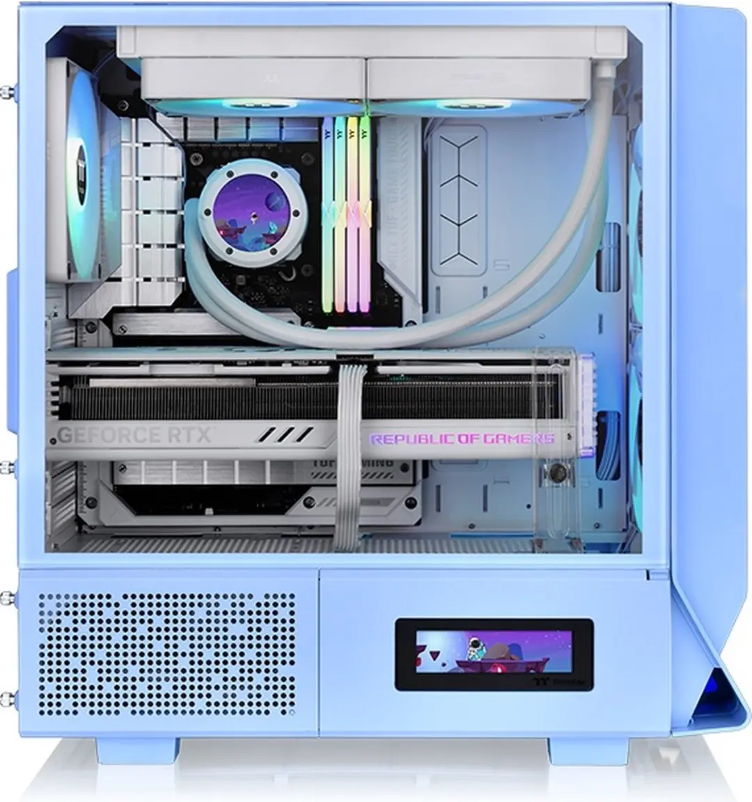Thermaltake Ceres 330 TG Midi Tower - Blauw