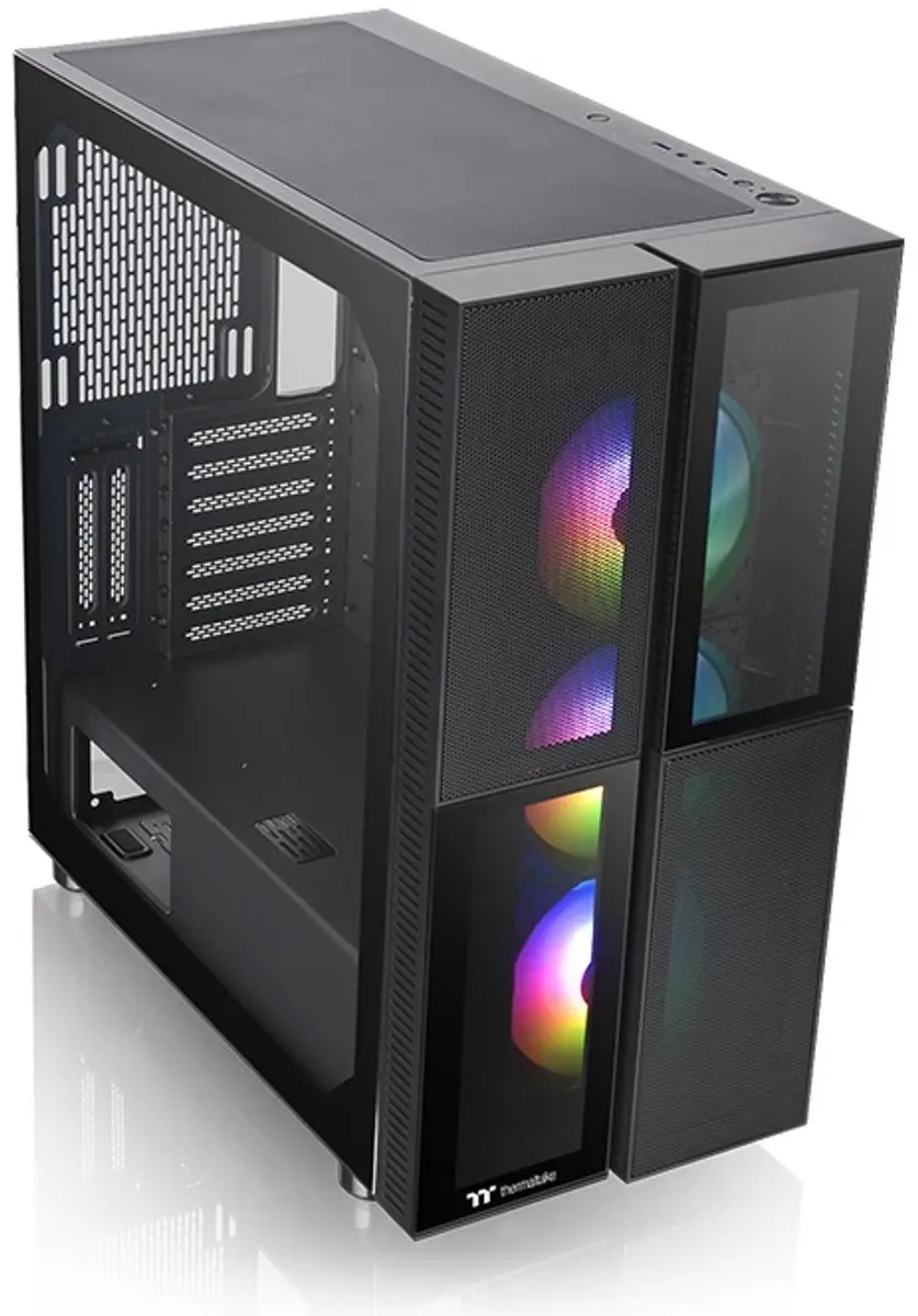 Thermaltake Versa T26 TG ARGB Midi Tower - Zwart