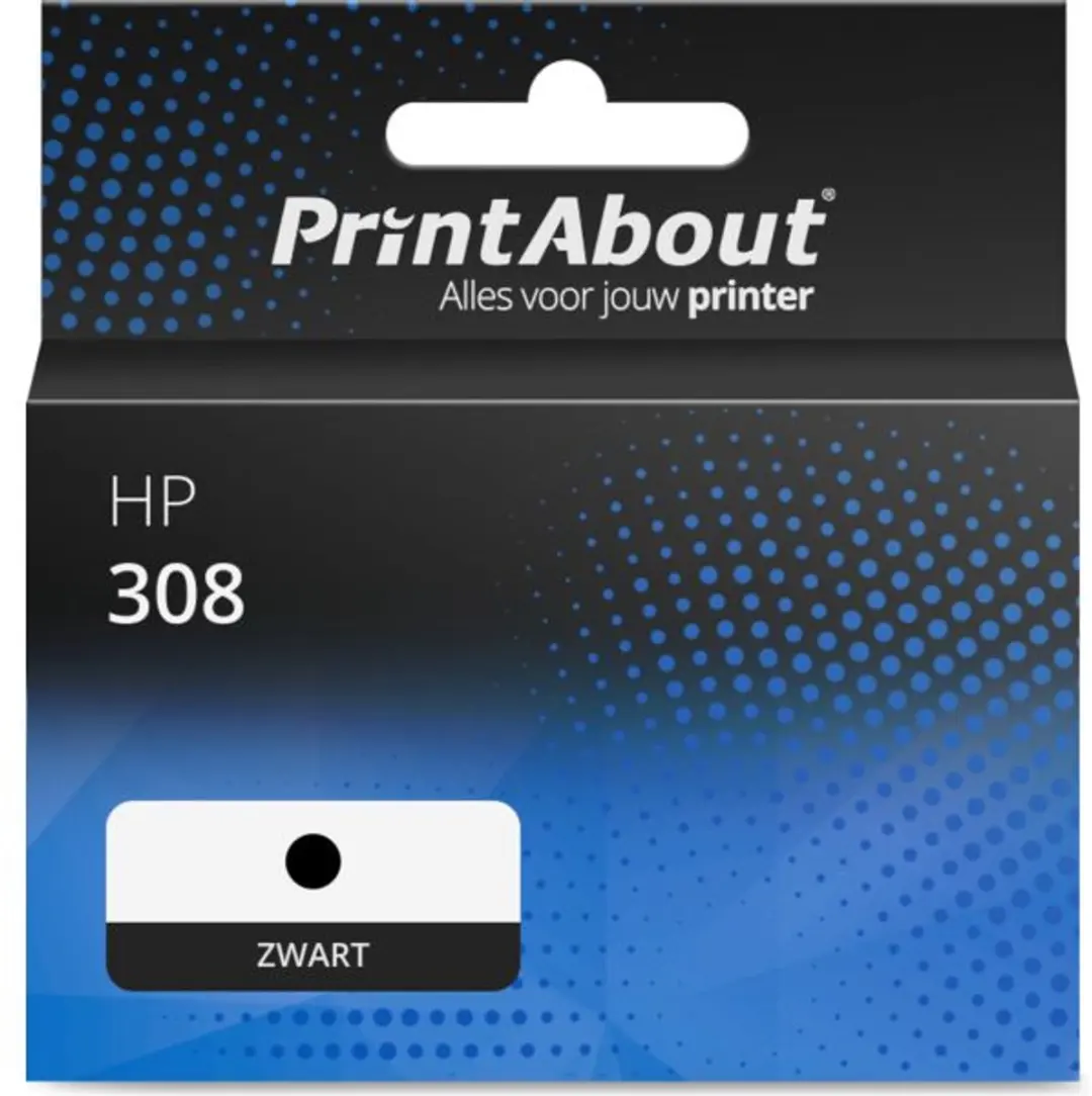 PrintAbout Inktcartridge 308 7FP21UE Zwart