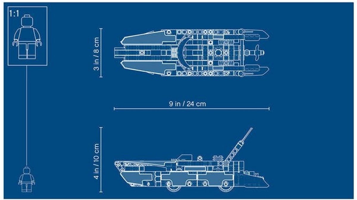 LEGO Technic Powerboat - 42089