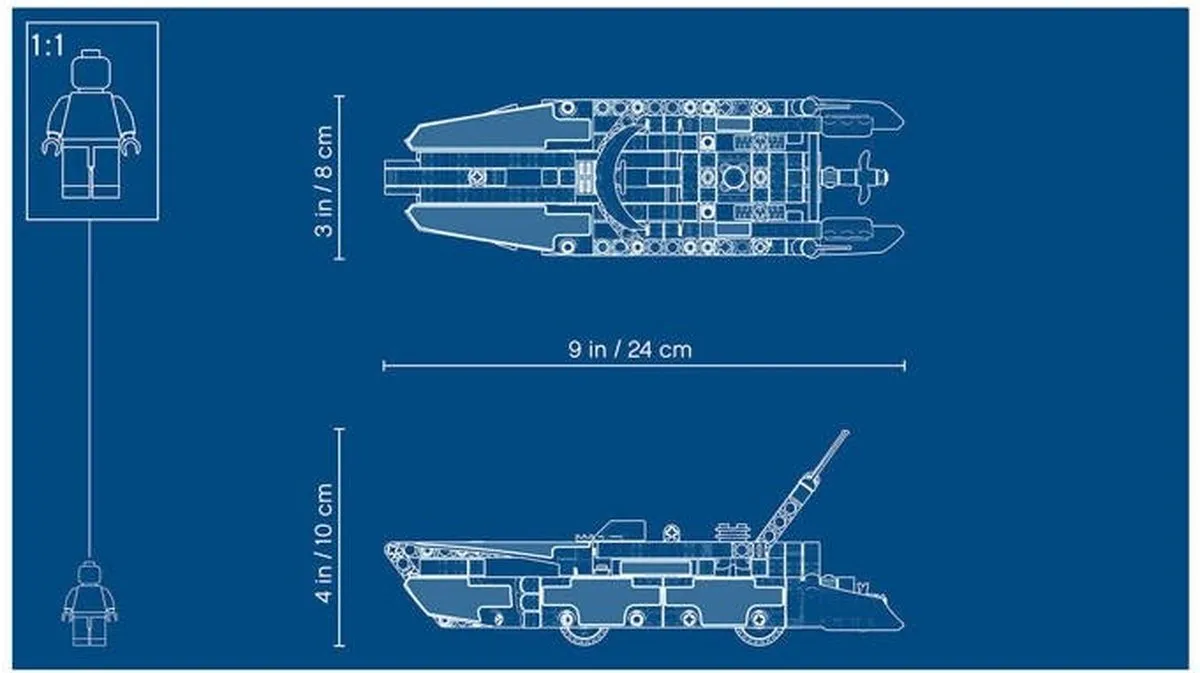 LEGO Technic Powerboat 42089 - 174 Stukken - afbeelding 5 van 6