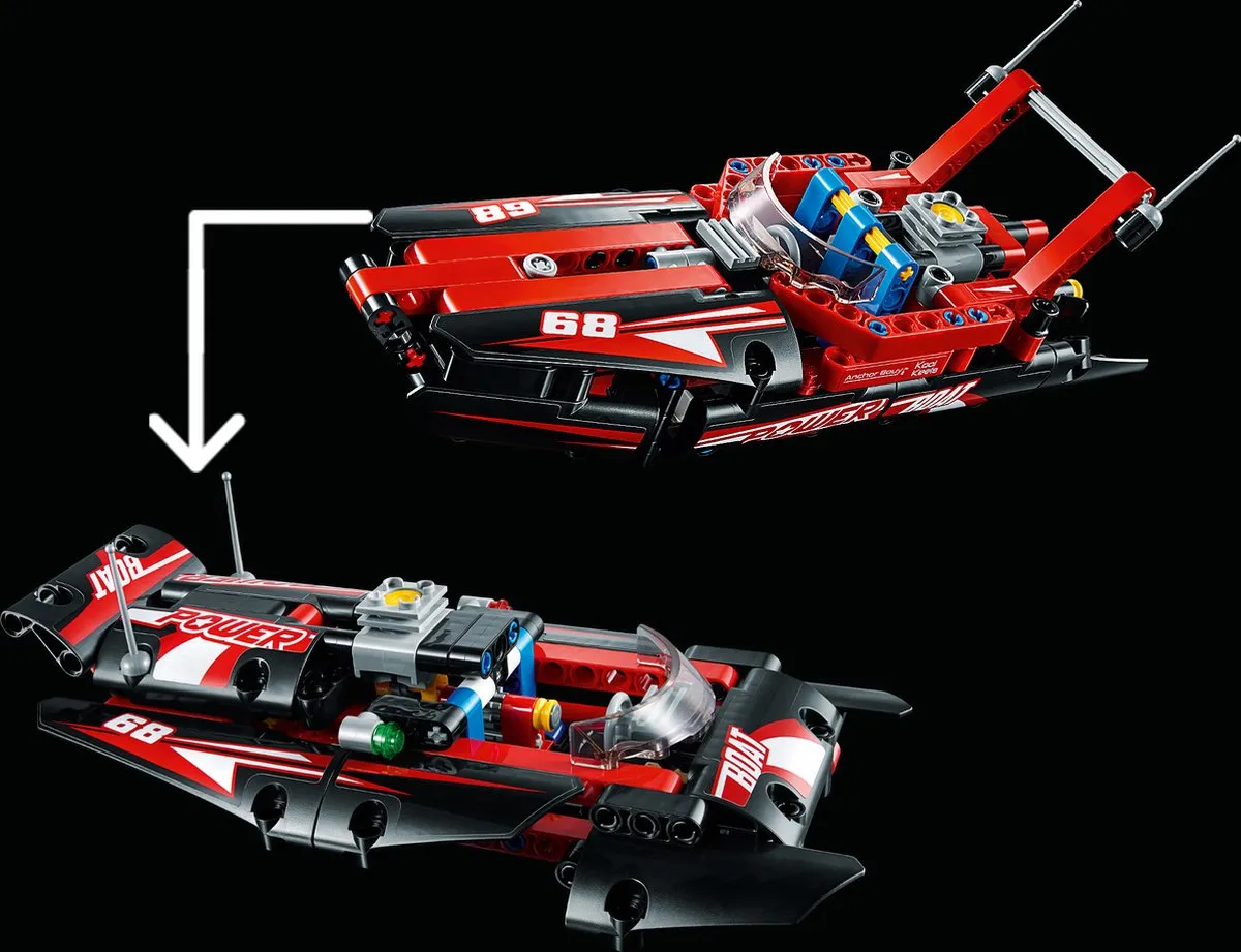 LEGO Technic Powerboat 42089 - 174 Stukken - afbeelding 6 van 6