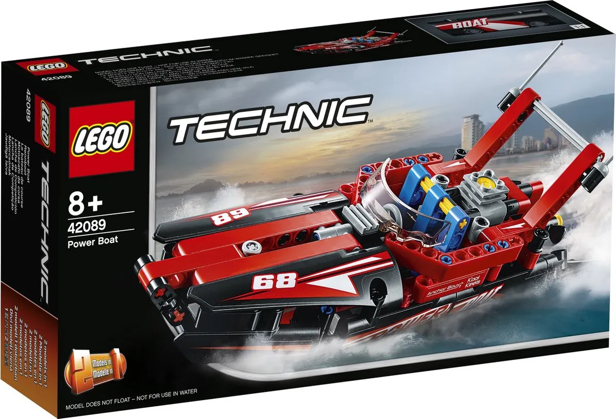 LEGO Technic Powerboat 42089 - 174 Stukken - afbeelding 2 van 6