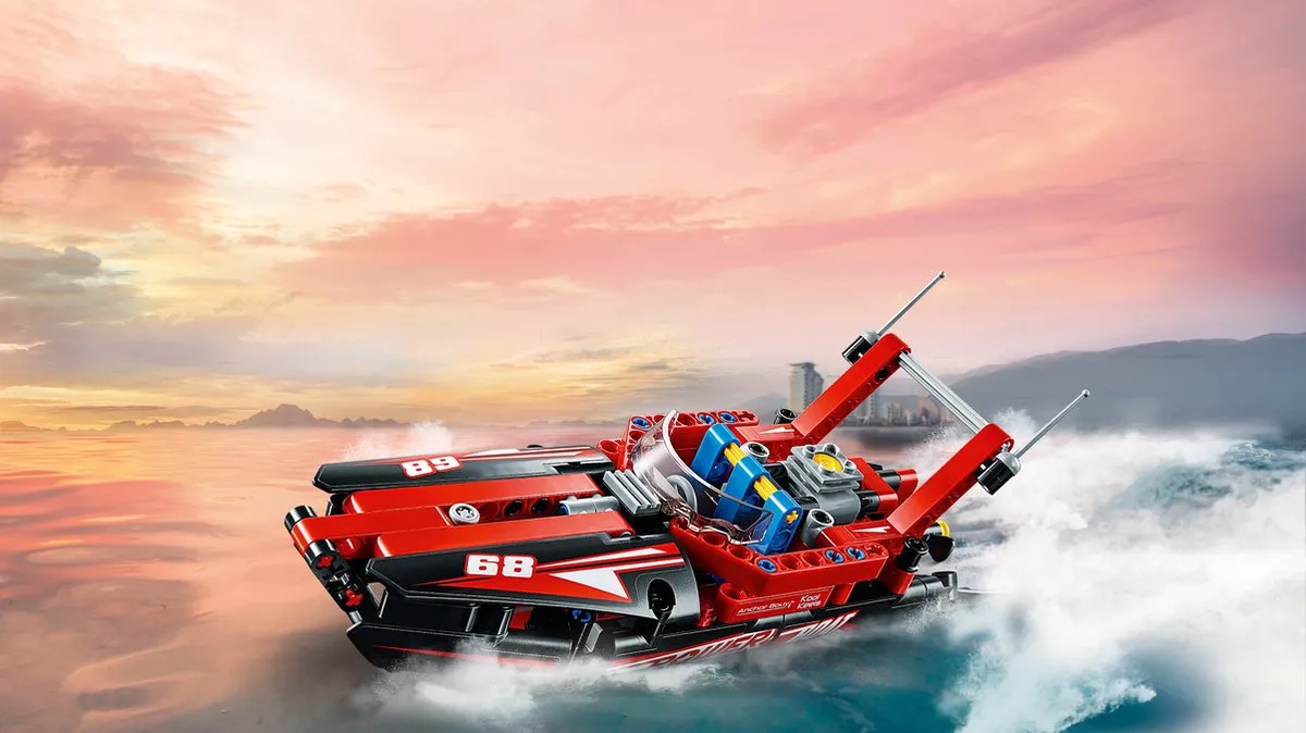 LEGO Technic Powerboat 42089 - 174 Stukken - afbeelding 3 van 6