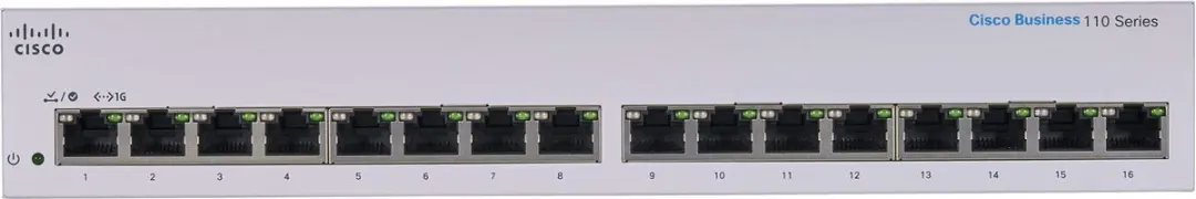 Cisco CBS110-16T-EU Switch - 16 Poorten - Grijs