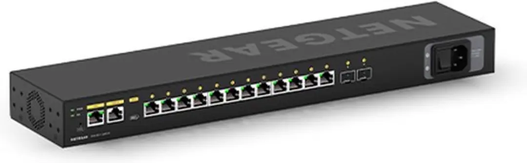 Netgear M4250-12M2XF Managed Switch 12x 2.5G - 2x SFP - Zwart - afbeelding 6 van 6