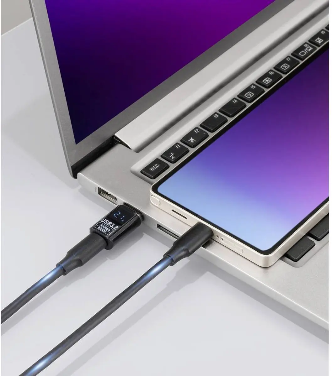 Renkforce RF-6826678 USB 3.2 Adapter - USB-A naar USB-C - PD36W - 10 Gbps - Zwart