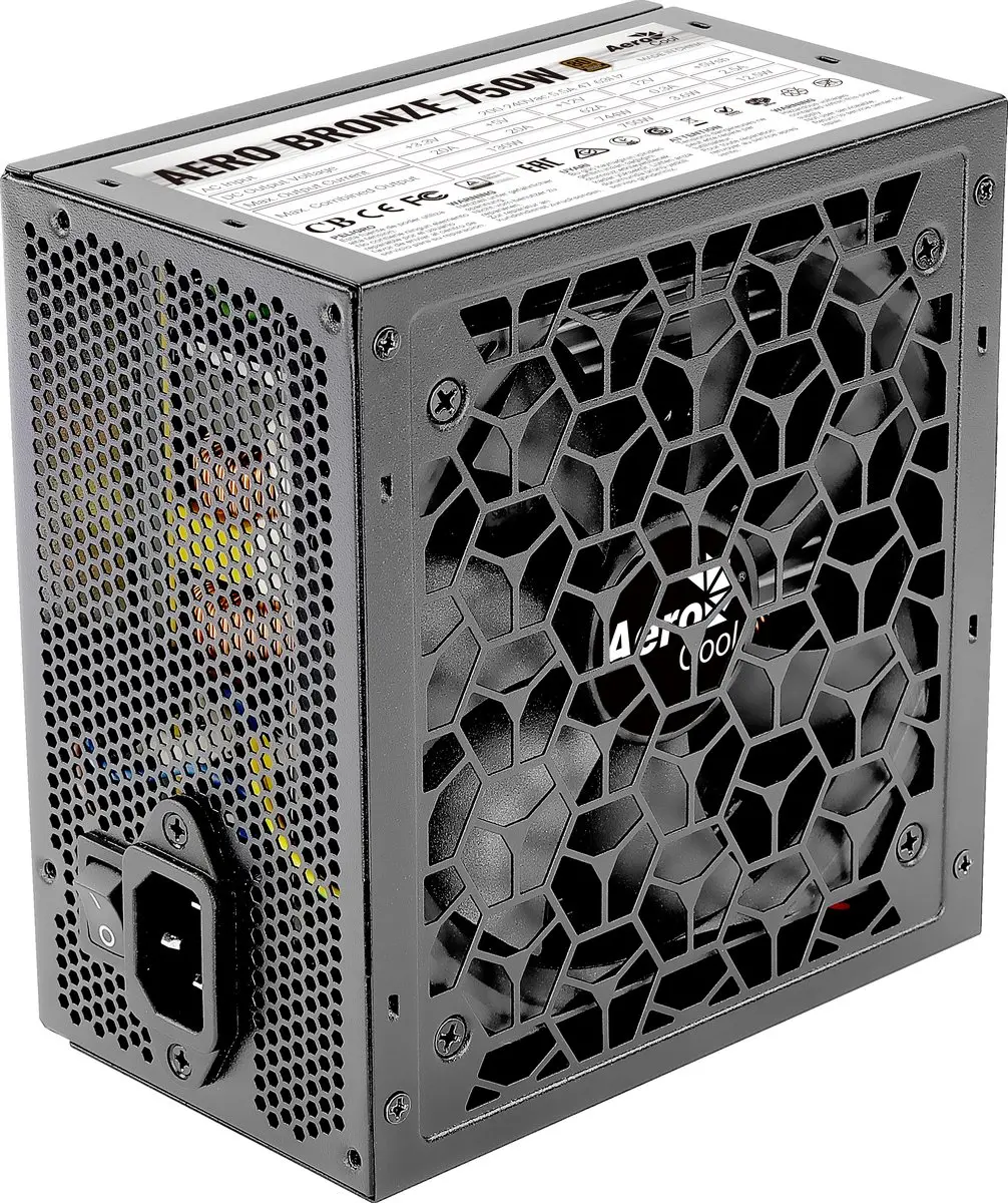Aerocool AeroB750 Voeding 750W - Zwart