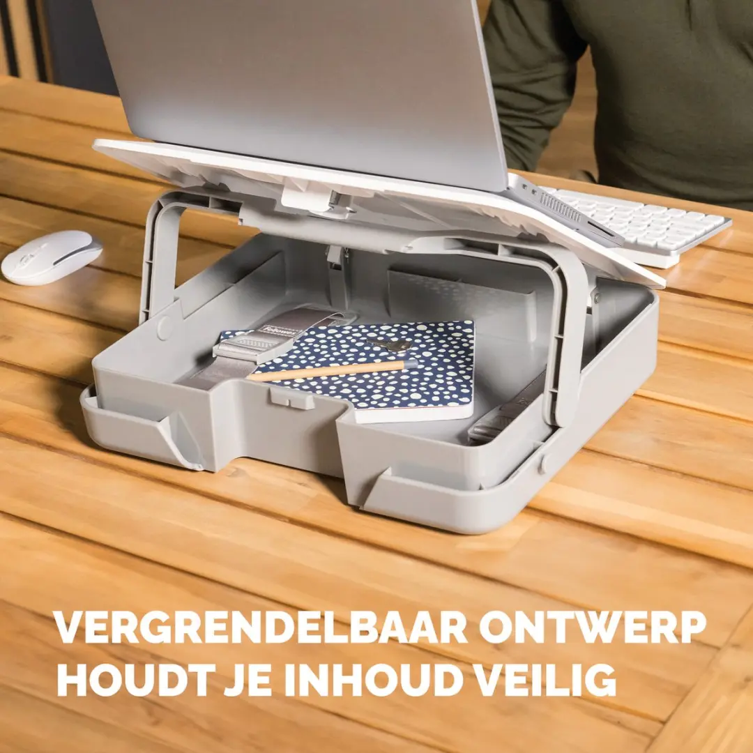 Fellowes Breyta Laptopstandaard & Tas 2-in-1 Wit