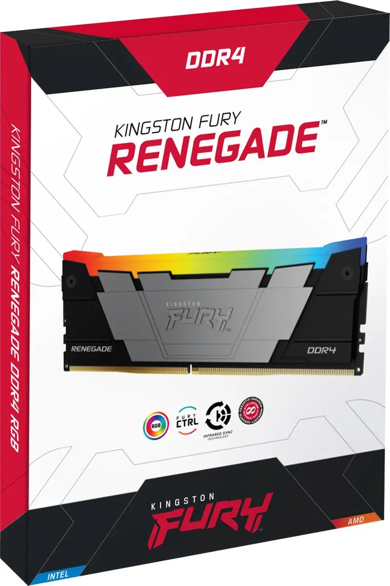 Kingston FURY Renegade RGB KF436C18RB2AK2/64 DDR4 64GB (2x32GB) - 3600MT/s
