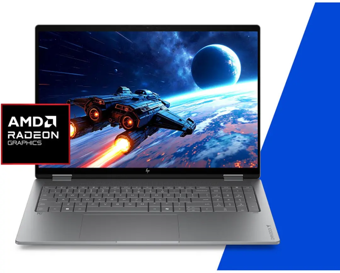 HP D9DG9EA#ABH Laptop - AMD Ryzen AI 5 16" Touchscreen 2K - 16GB 512GB Wi-Fi 7 - Zilver - afbeelding 5 van 6