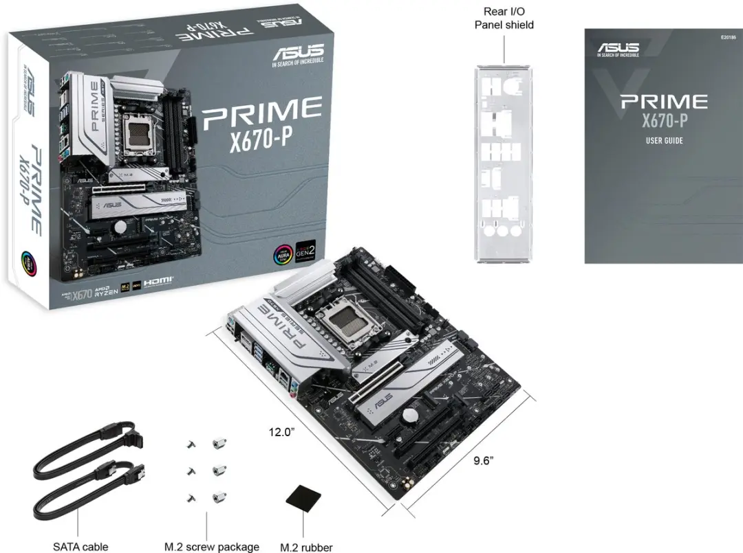 ASUS PRIME X670-P AM5 Moederbord - ATX