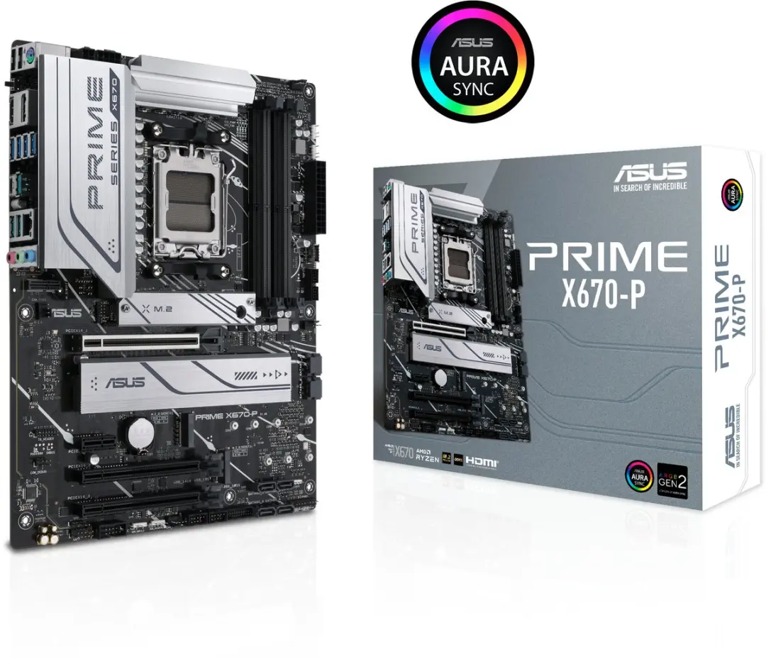 ASUS PRIME X670-P AM5 Moederbord - ATX