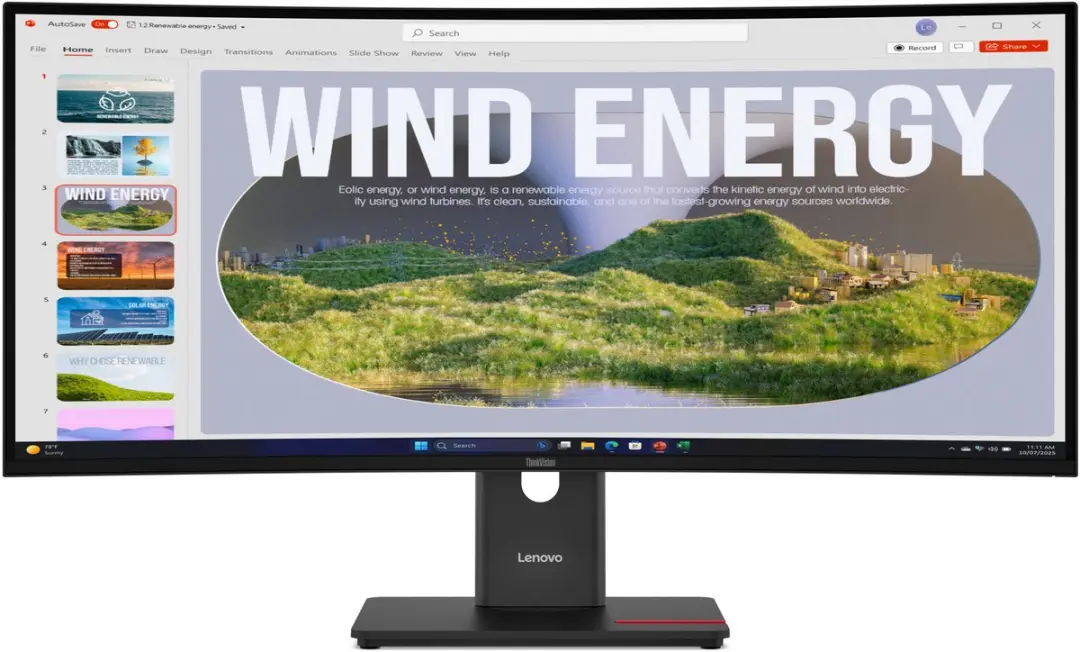 Lenovo ThinkVision T34WD-40 Monitor 34