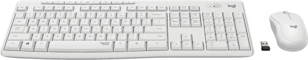 Logitech MK295 Silent Draadloos Toetsenbord & Muis - Wit
