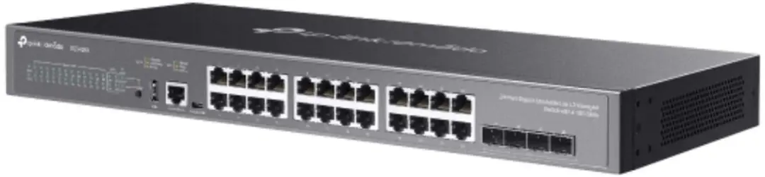 TP-Link Omada SG5428X Netwerkswitch - 24 Poorten 4 SFP+ L3 Beheer - Zwart