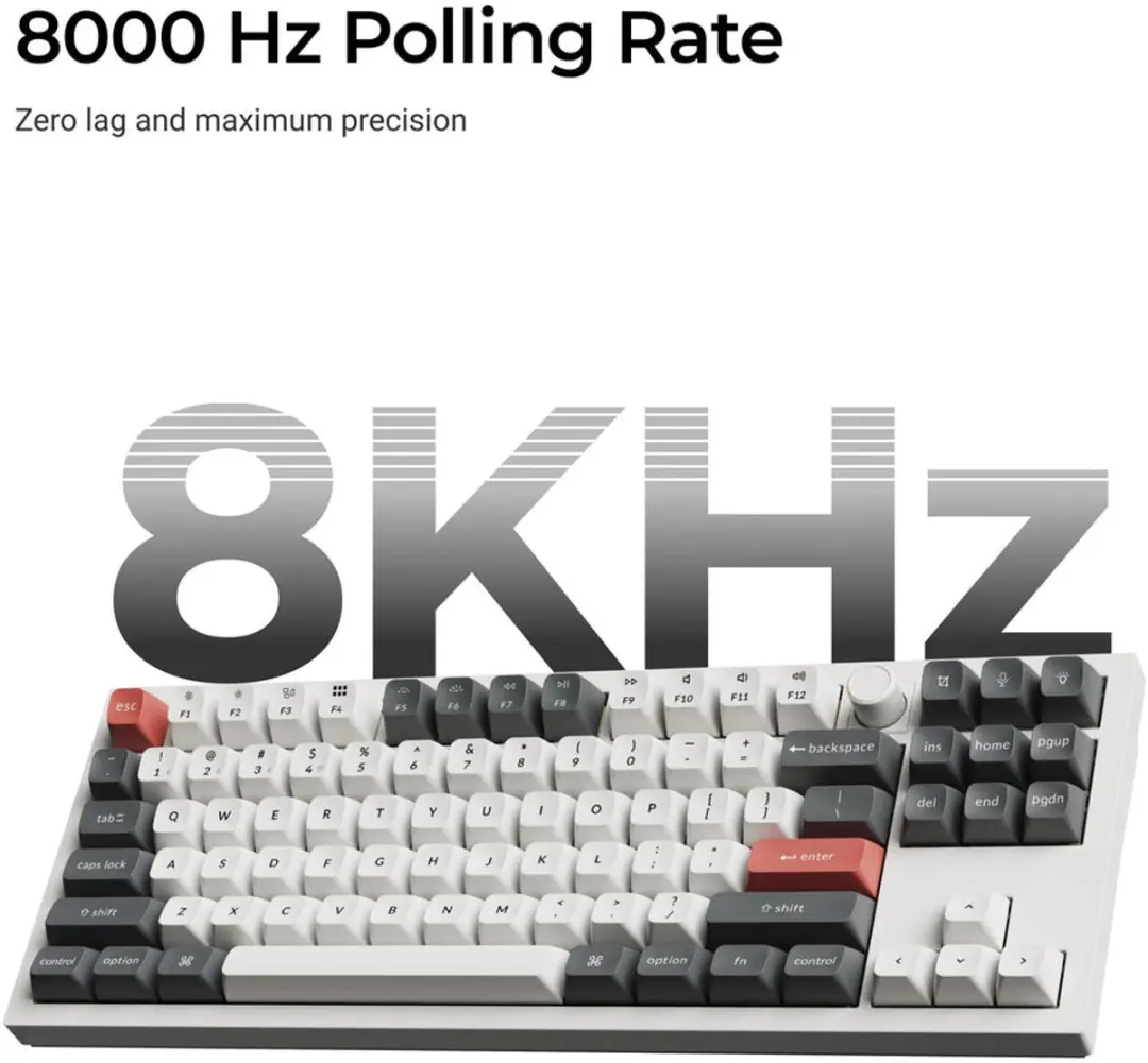 Keychron Q3U-M1 Toetsenbord - 8K Bluetooth - Zwart