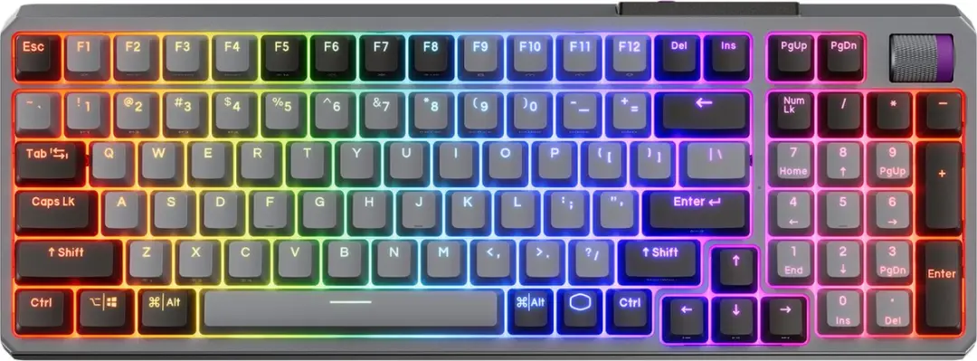Cooler Master MK770 MK-770-GKKR1-US Gaming Toetsenbord - Zwart/Grijs