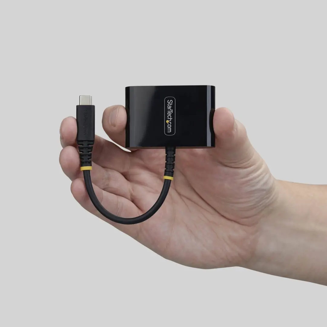 Startech 168B-USBC-MULTIPORT USB-C Multiport Adapter - 4K 60Hz - 140W PD - Zwart - afbeelding 2 van 6