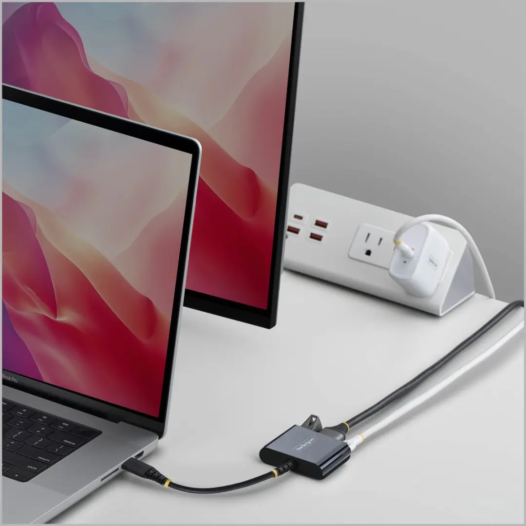 Startech 168B-USBC-MULTIPORT USB-C Multiport Adapter - 4K 60Hz - 140W PD - Zwart - afbeelding 3 van 6