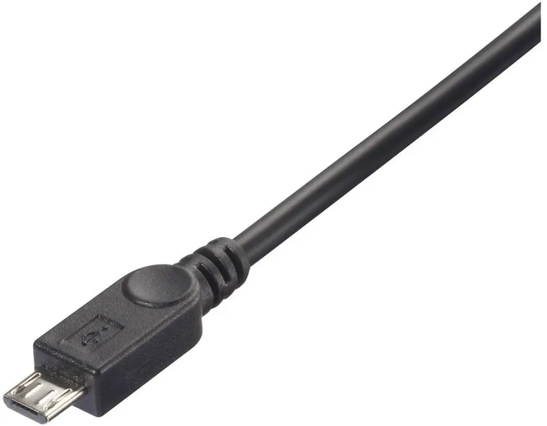 Renkforce USB 2.0 Adapterkabel RF-6443956 - Micro-USB naar Klem - 30cm - Zwart