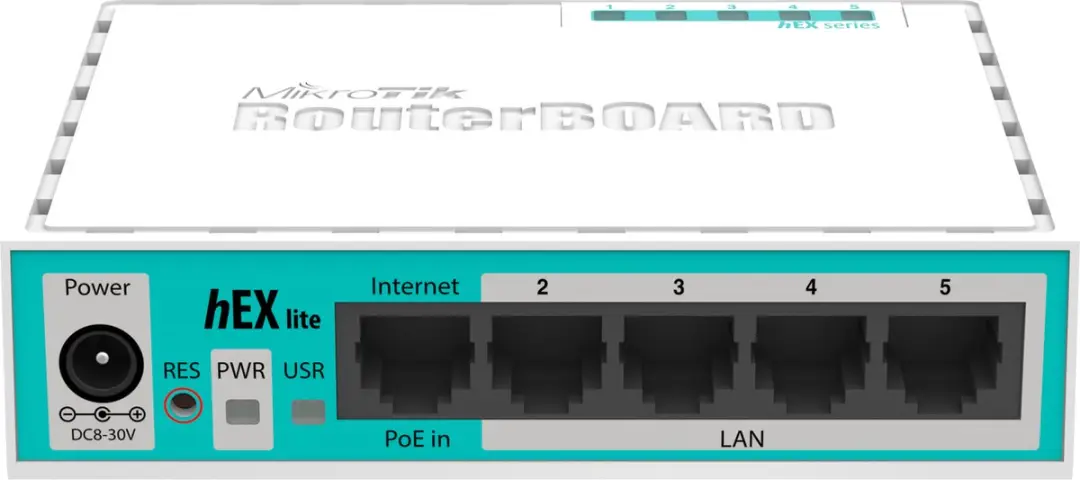 MikroTik HEX LITE RB750r2 Router - 5x Gigabit LAN