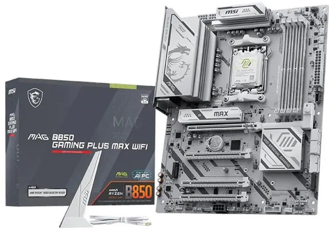 MSI MAG B850 Gaming Plus Max Moederbord - ATX - AMD B850 - DDR5 - WiFi/BT
