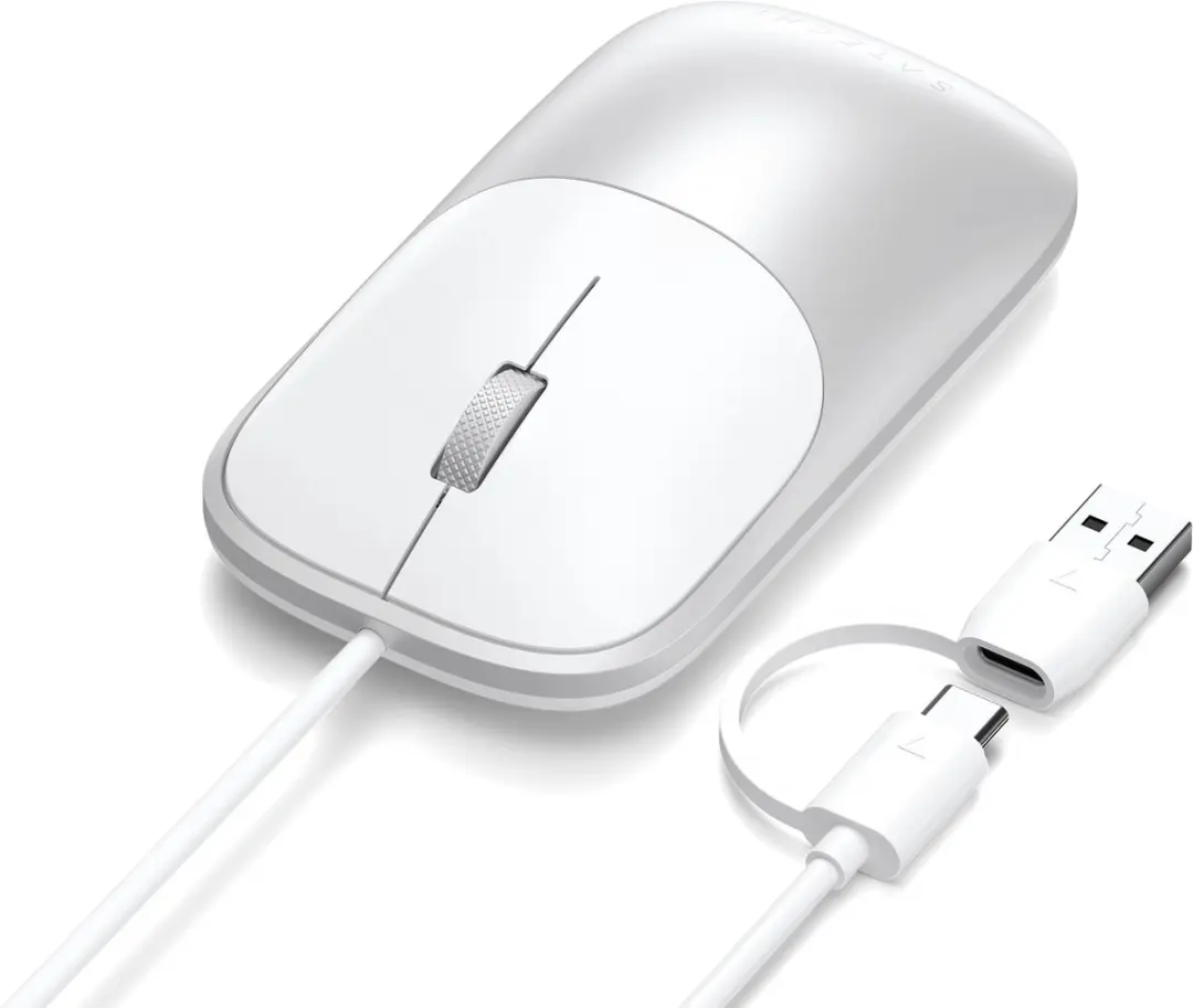 Satechi Slim LX ST-MULXS Bekabelde Muis - Grijs