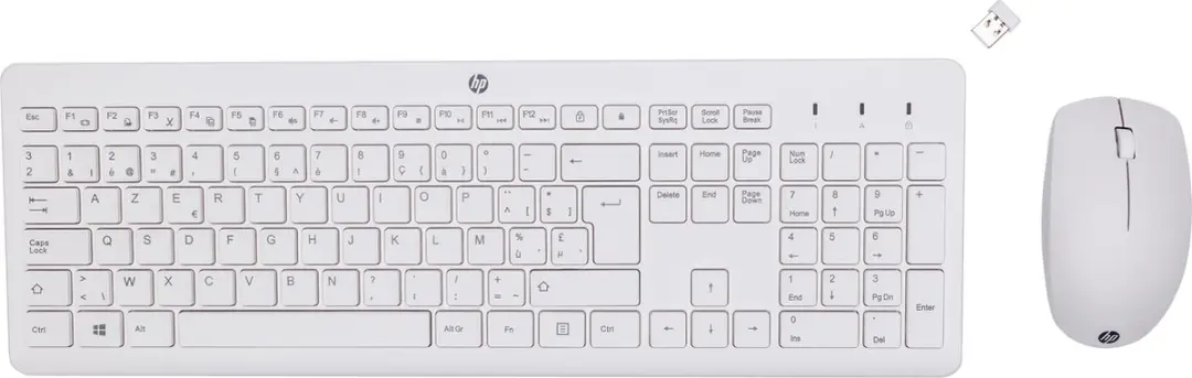 HP 230 Draadloos Toetsenbord & Muis Combinatie AZERTY Wit