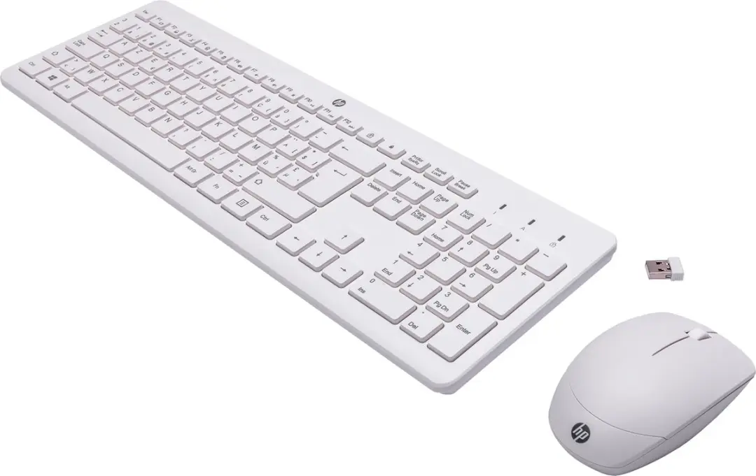 HP 230 Draadloos Toetsenbord & Muis Combinatie AZERTY Wit