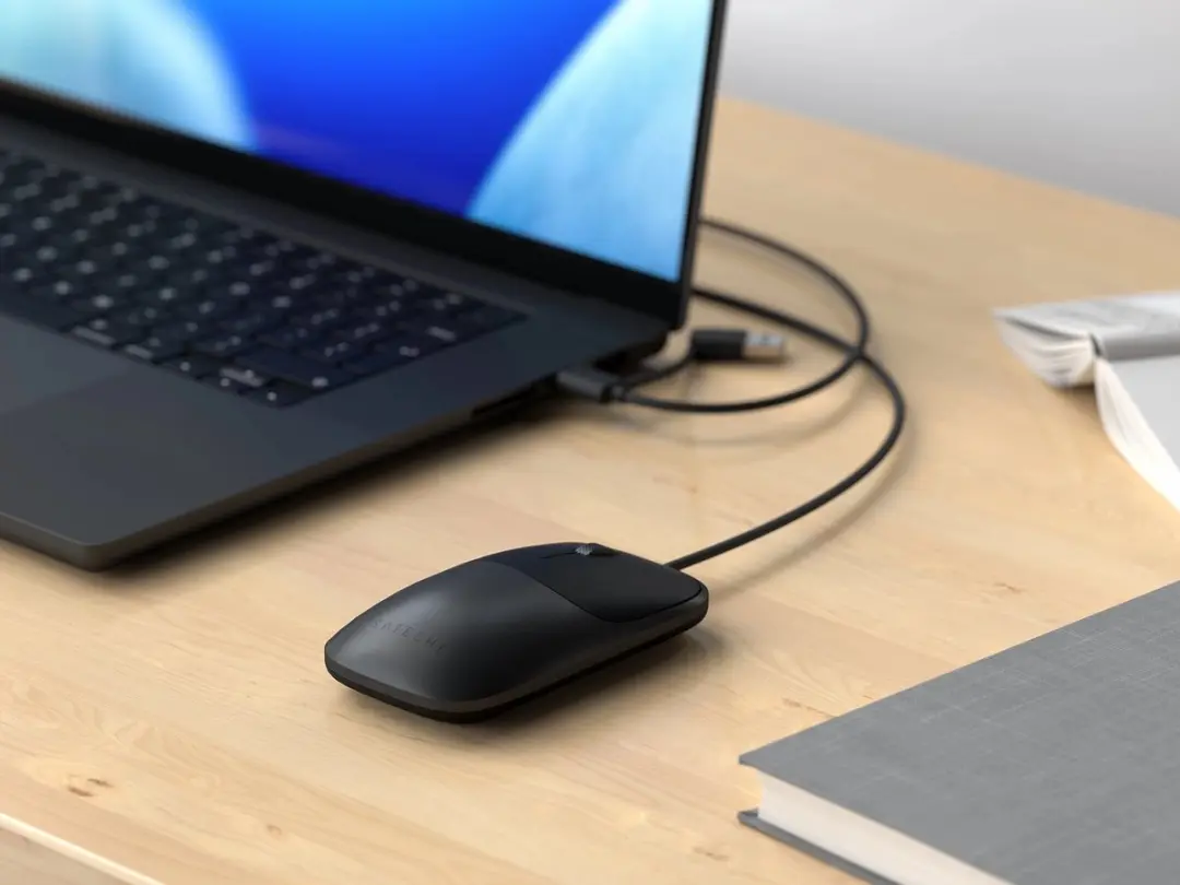 Satechi Slim LX ST-MULXC Bekabelde Muis - Zwart - afbeelding 6 van 6