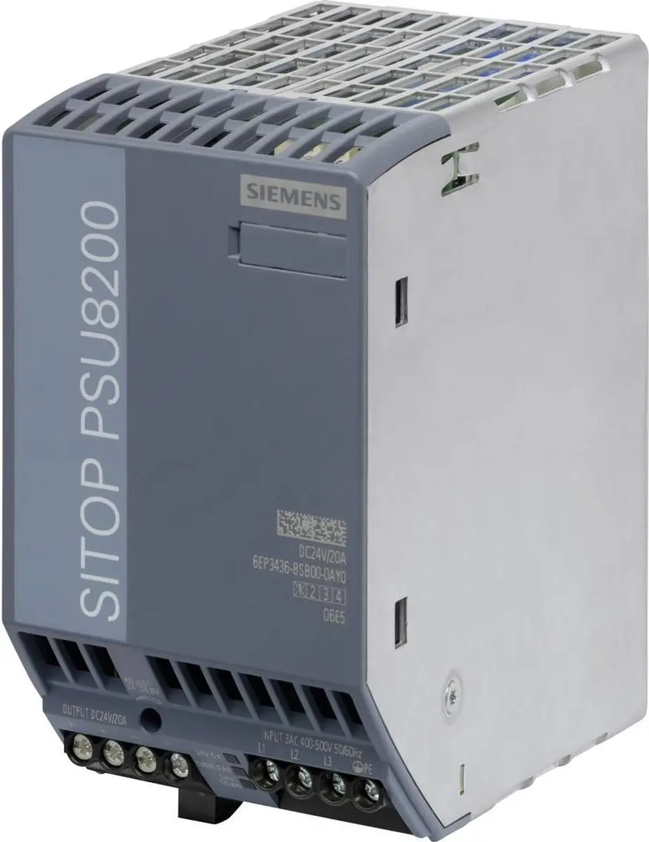 Siemens 6EP34368SB000AY0 DIN-rail Netvoeding 24V 20A