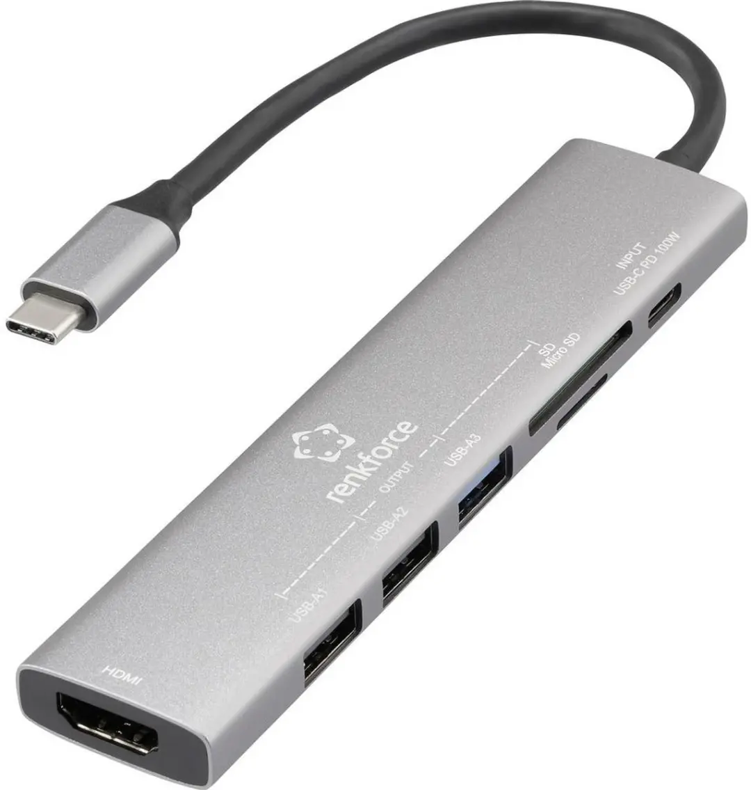 Renkforce RF-6797970 USB-C Dockingstation