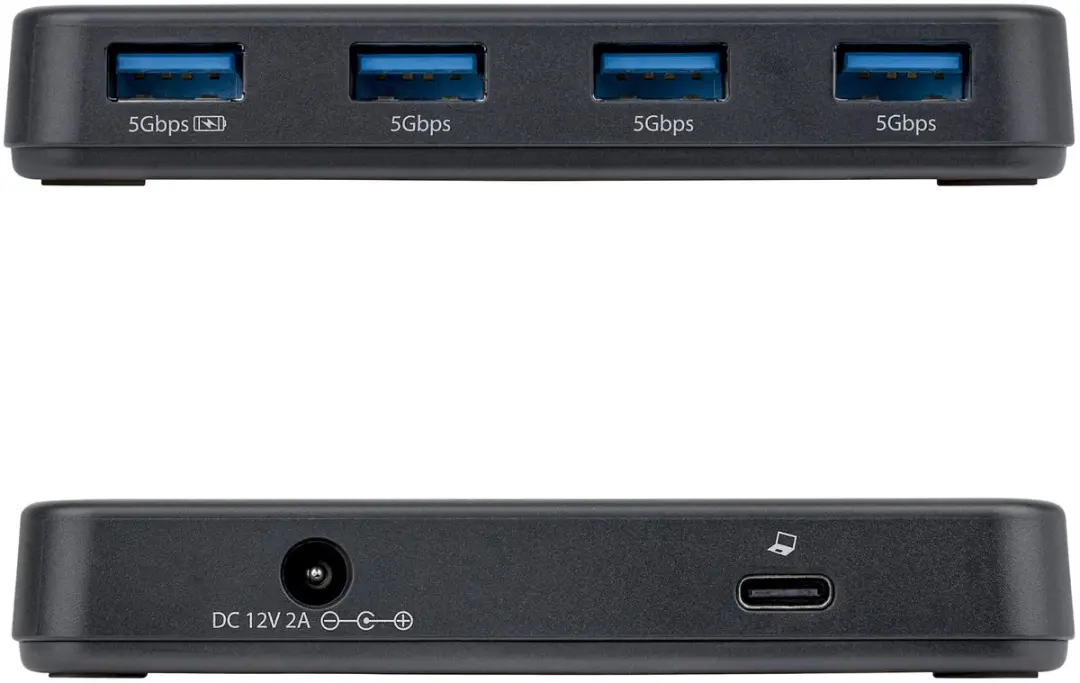 Startech ST4300USB3V2-UE USB-Hub 4 Poorten - 5Gbps - Zwart