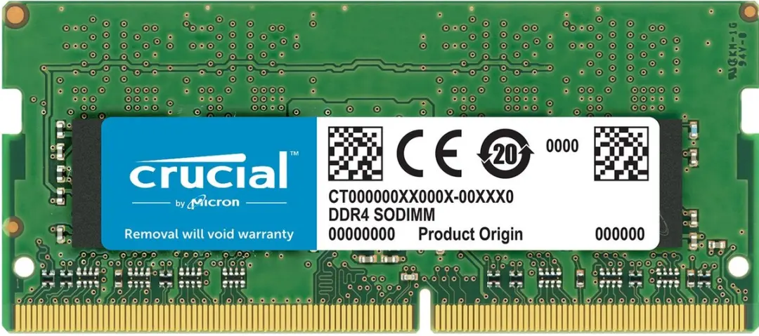 Crucial CT16G4SFD824A Laptopgeheugen 16GB DDR4 SODIMM 2400MHz