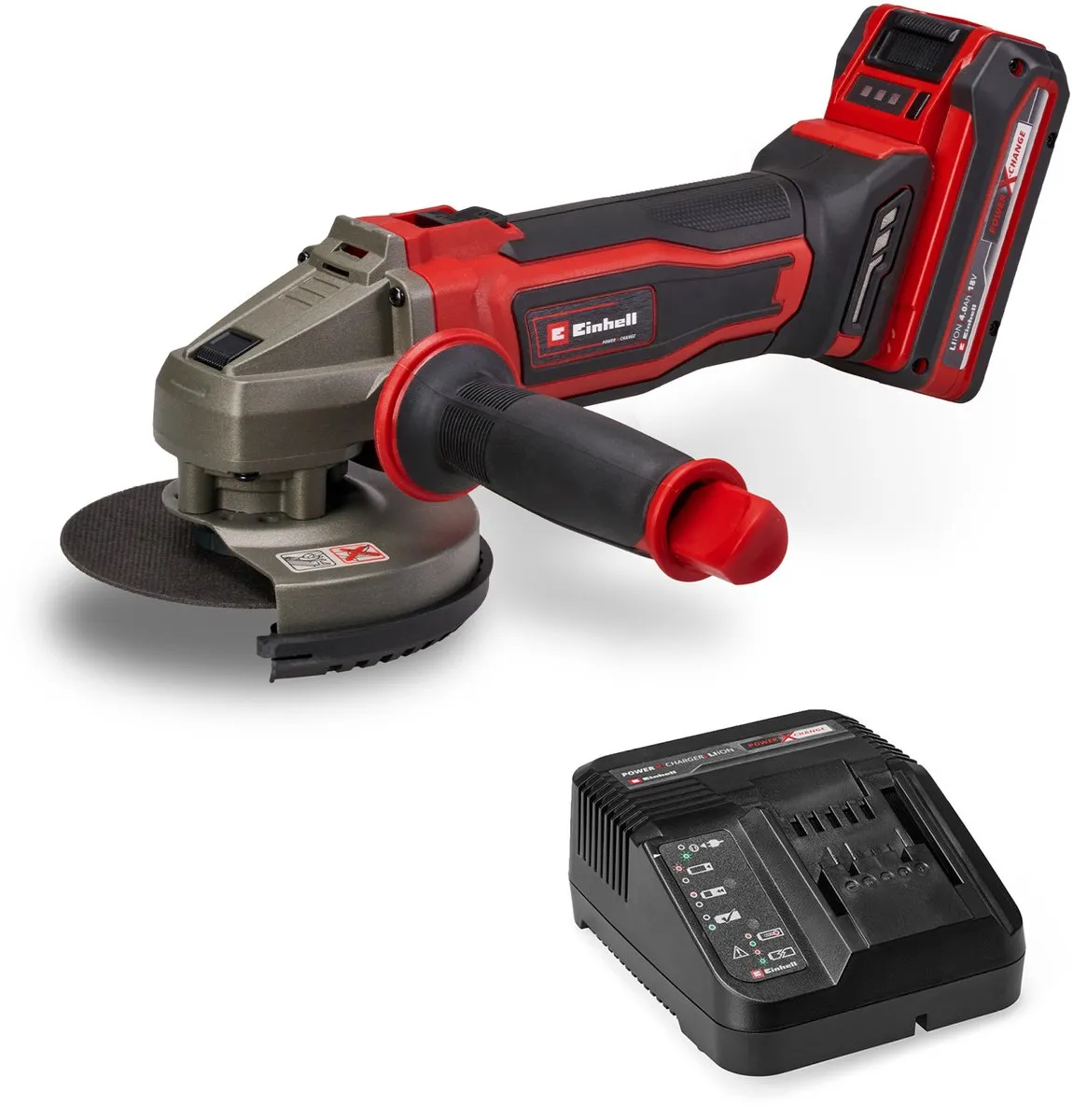Einhell TE-AG 18/125-2 Li Accu Haakse Slijper - 18V - 8.500 t/min - Ø125mm