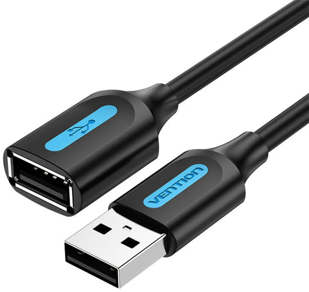 Vention USB 2.0 Verlengkabel M/V 5m - Zwart
