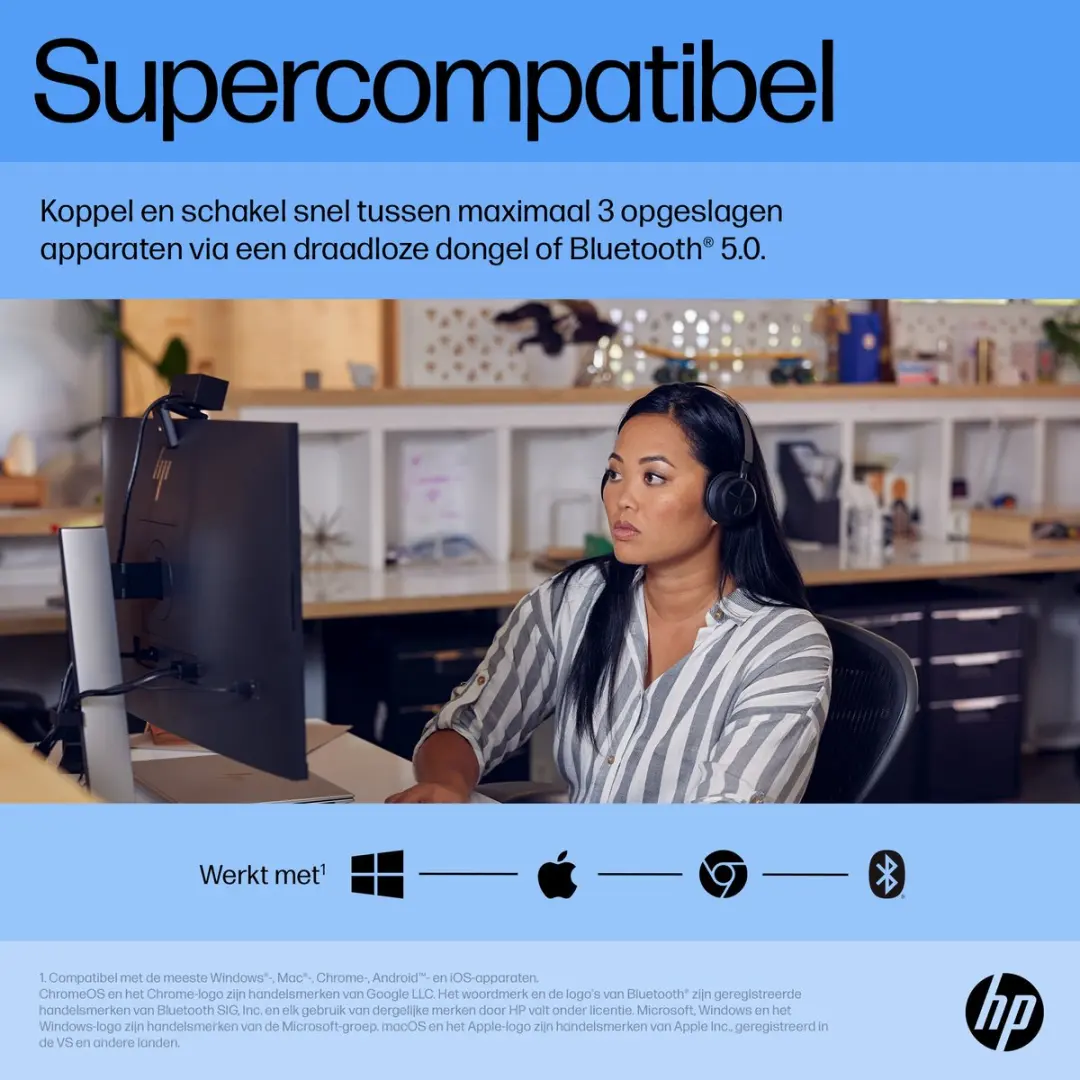 HP 710 6E6F2AA Muis - 7 Knoppen - Zwart - afbeelding 6 van 6