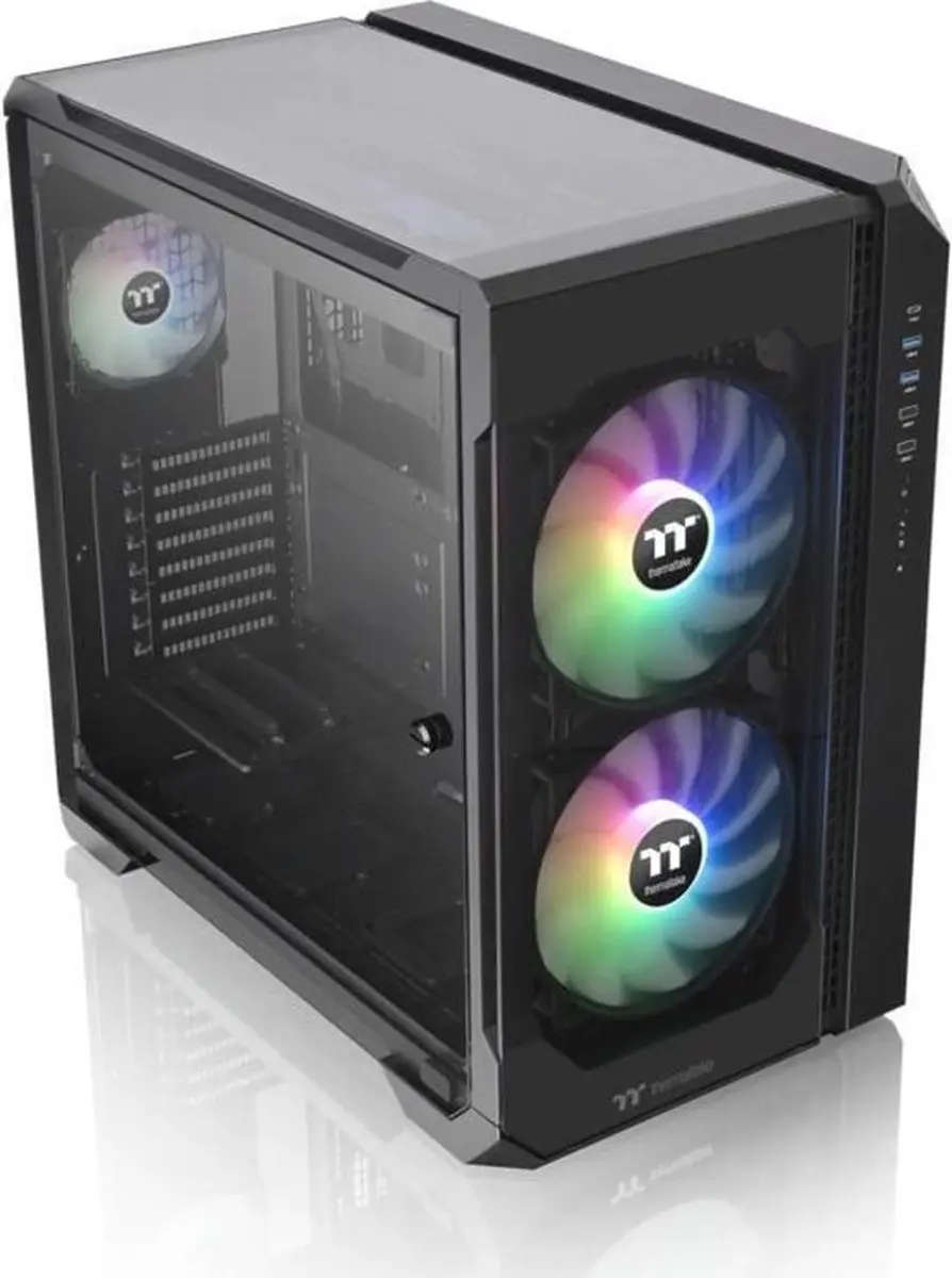 Thermaltake View 51 TG ARGB Midi Tower - Zwart - afbeelding 6 van 6