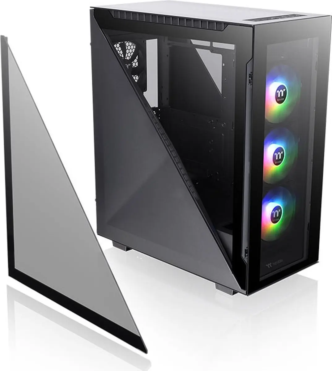 Thermaltake Divider 500 TG ARGB Midi Tower - Zwart