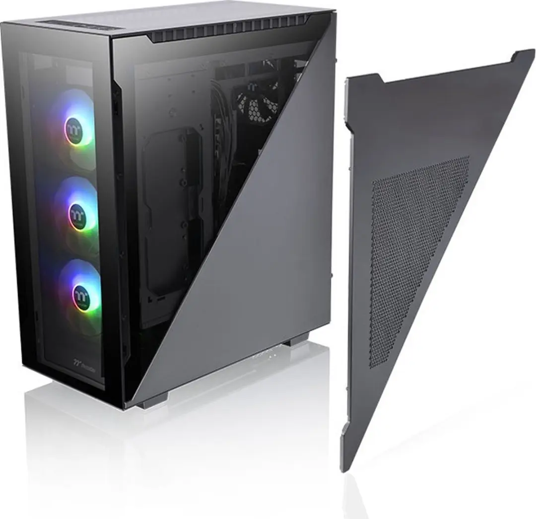 Thermaltake Divider 500 TG ARGB Midi Tower - Zwart