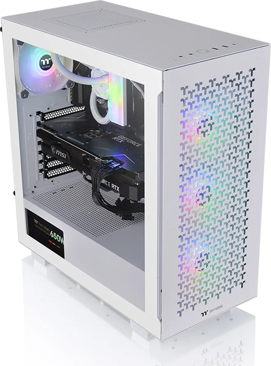 Thermaltake CA-1S3-00M6WN-03 Midi Tower - Wit - afbeelding 6 van 6
