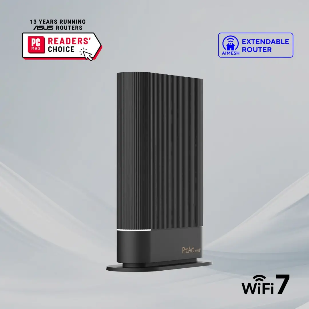ASUS ProArt PRT-BE5000 WiFi 7 Router - 5 Antennes - Zwart