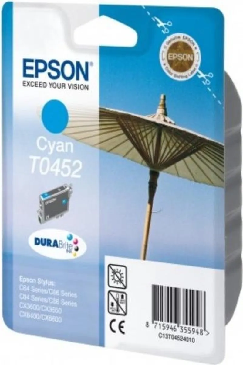 Epson T0452 Cyaan Inktcartridge
