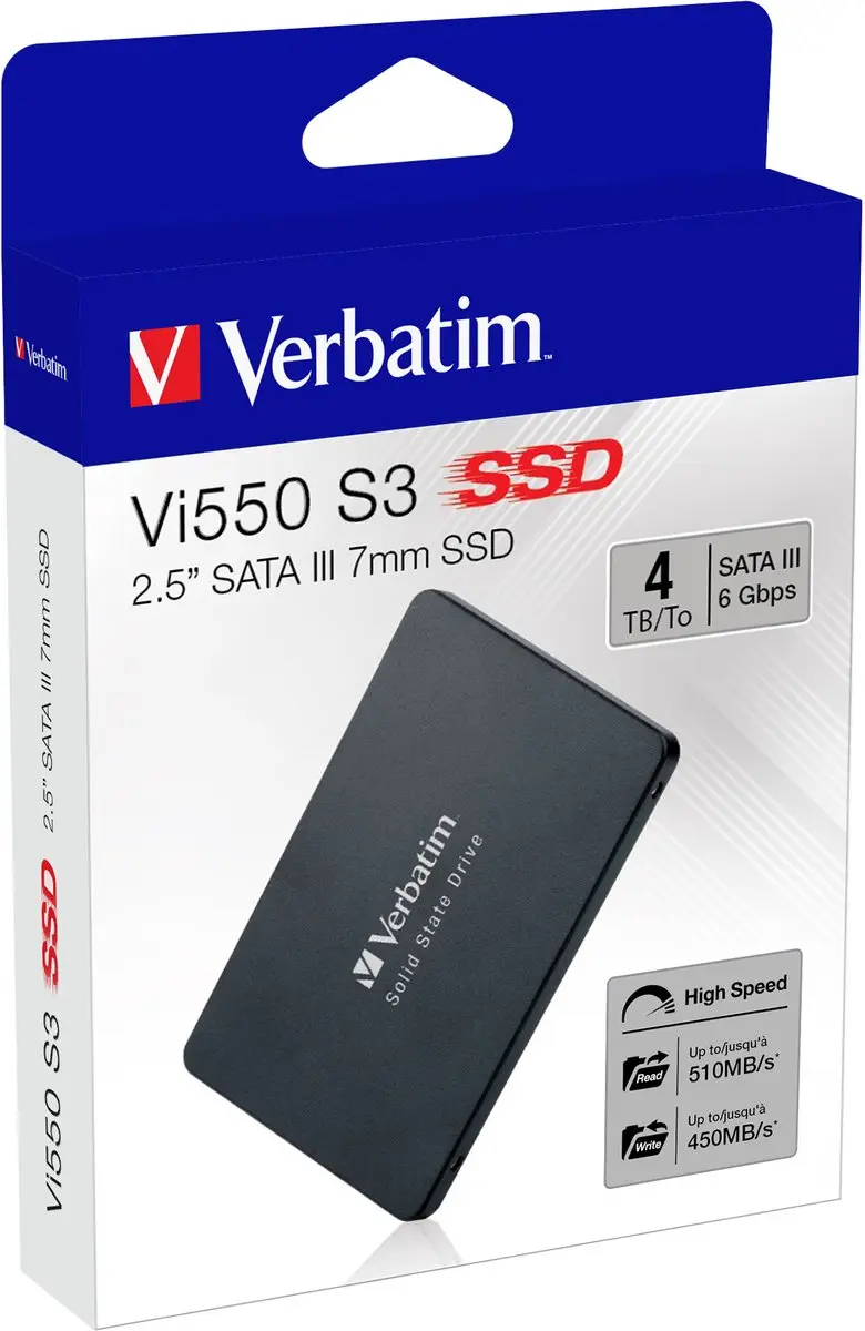 Verbatim Vi550 S3 4TB SSD - 2.5 inch SATA III