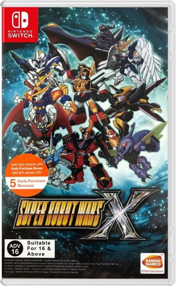 Super Robot Wars X Nintendo Switch